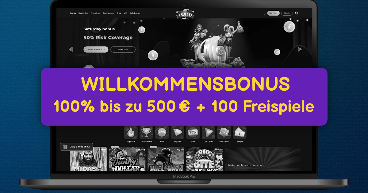 iWild Casino welcome bonus